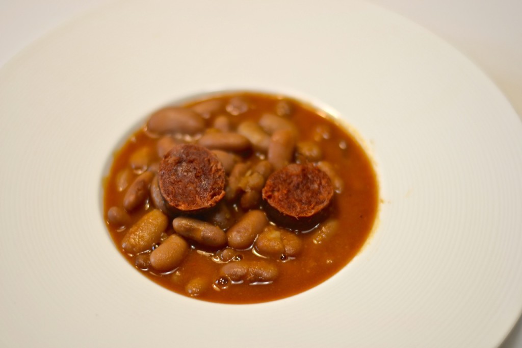 Alubias con chorizo