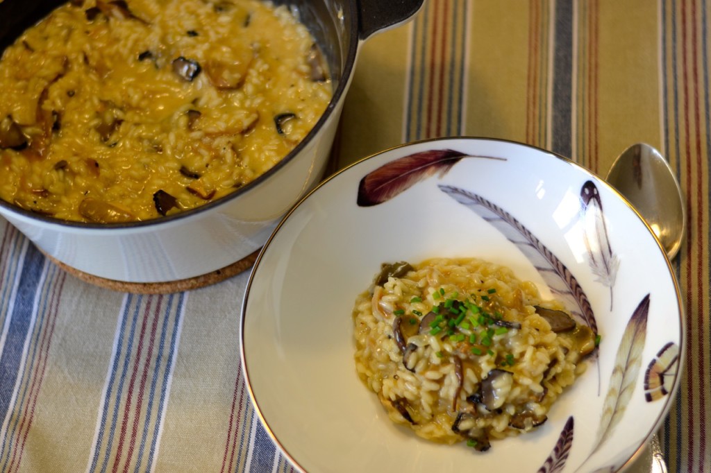 Risotto de boletus y trufa
