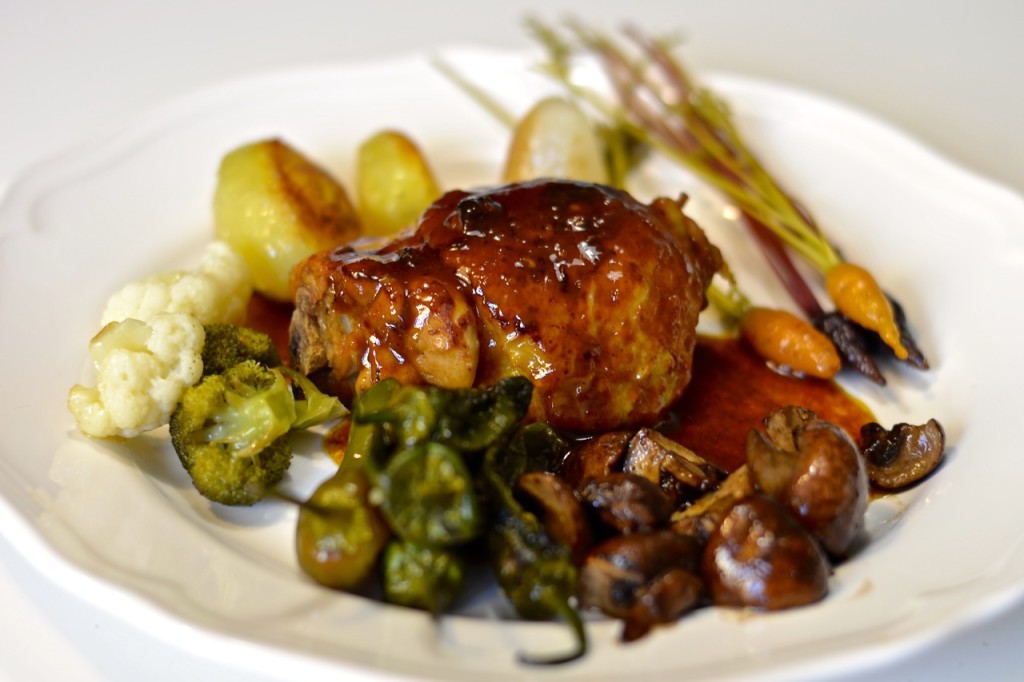 Pollo al pomelo