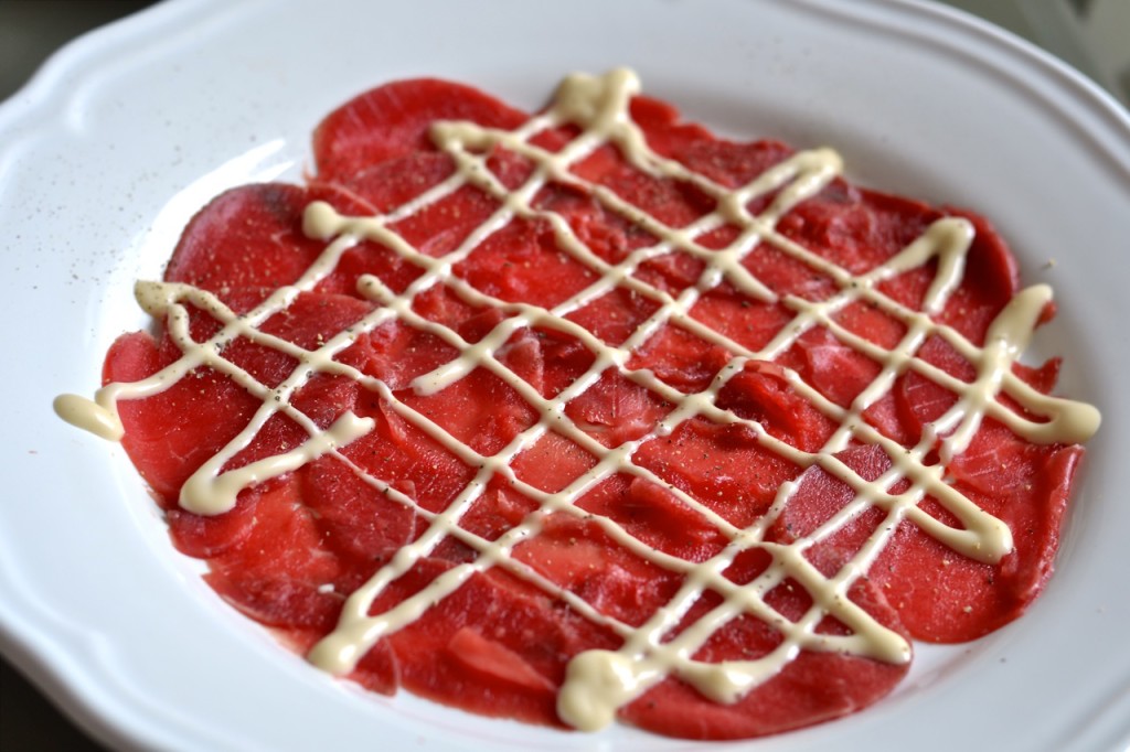 Carpaccio de buey Harry's Bar