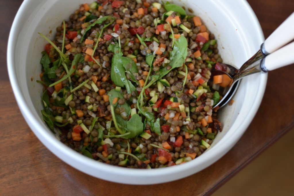 Ensalada de lentejas