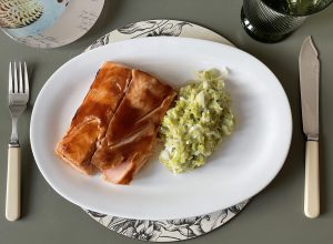 Lomos de salmón con soja